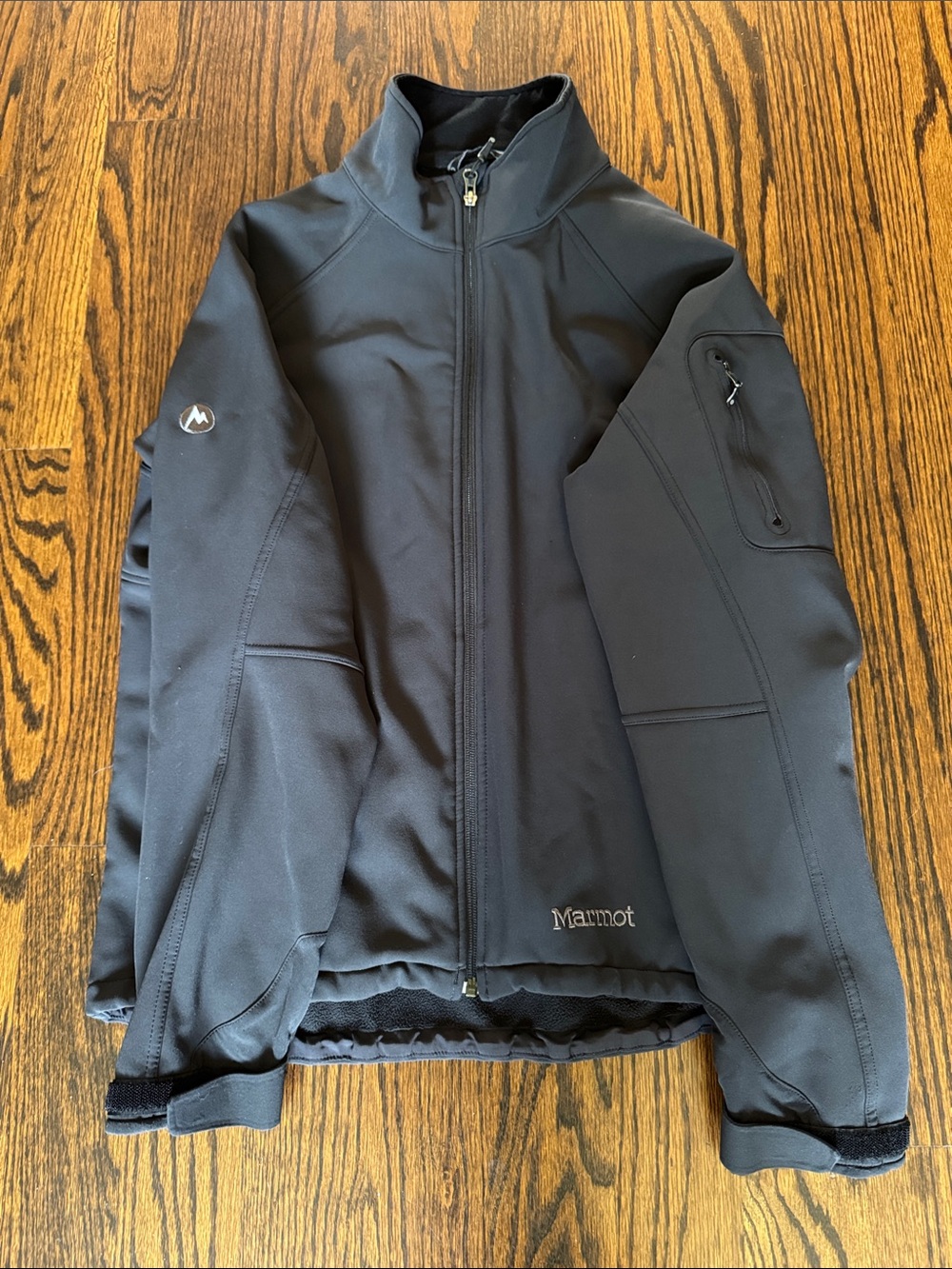 Marmot Men's Black Full-Zip Performance Softshell Jacket